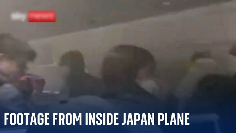 Inside The Burning Japan Airlines Flight